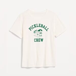 NWT Old Navy Women's Pickleball Crew Cotton Jersey Tee Size Medium